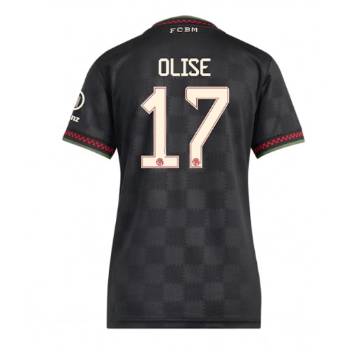 Stroje piłkarskie Bayern Munich Michael Olise #17 Koszulka Trzeciej dla damskie 2025-26 Krótki Rękaw